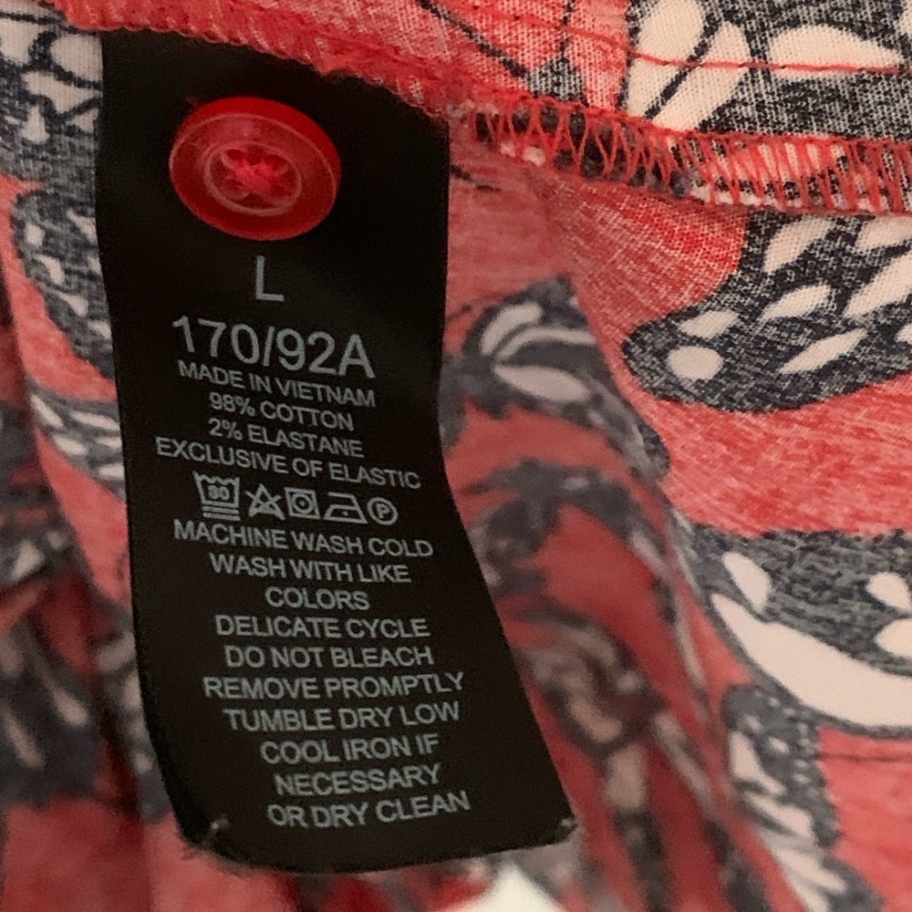 Kate Spade Butterfly Print Red Smocked Dress with Side Pockets - Picture 9 of 10